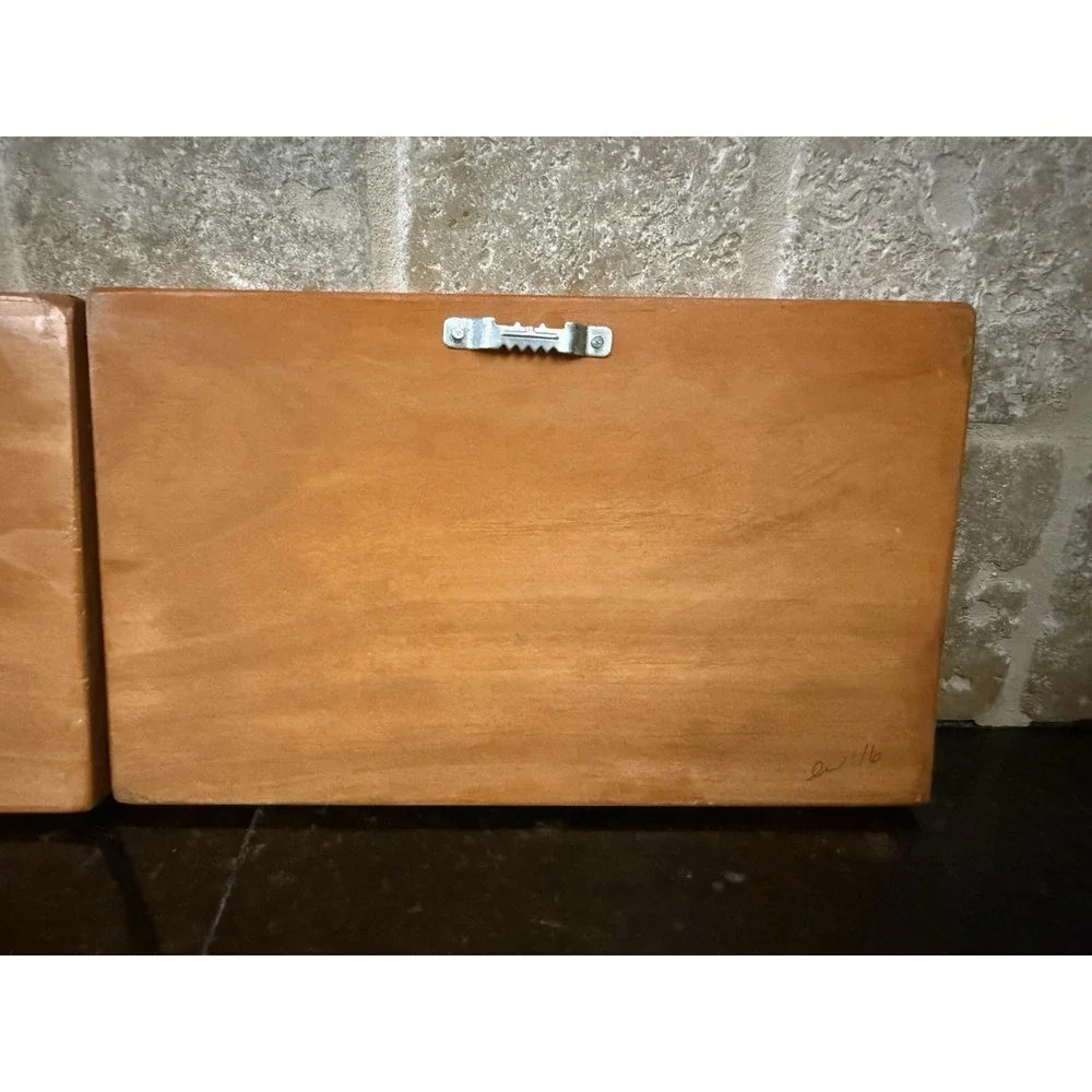 Wooden Horse Wall Hanging Plaque Art‎ Equestrian Western Kentucky Derby Set Of 2